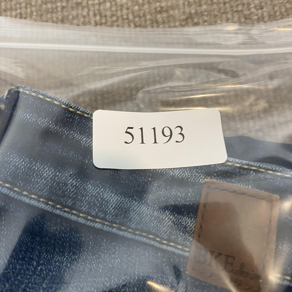 BKE Stella Bootcut Jeans Womens 24R Blue Med Wash Low Rise Distressed Stretch - Picture 11 of 11